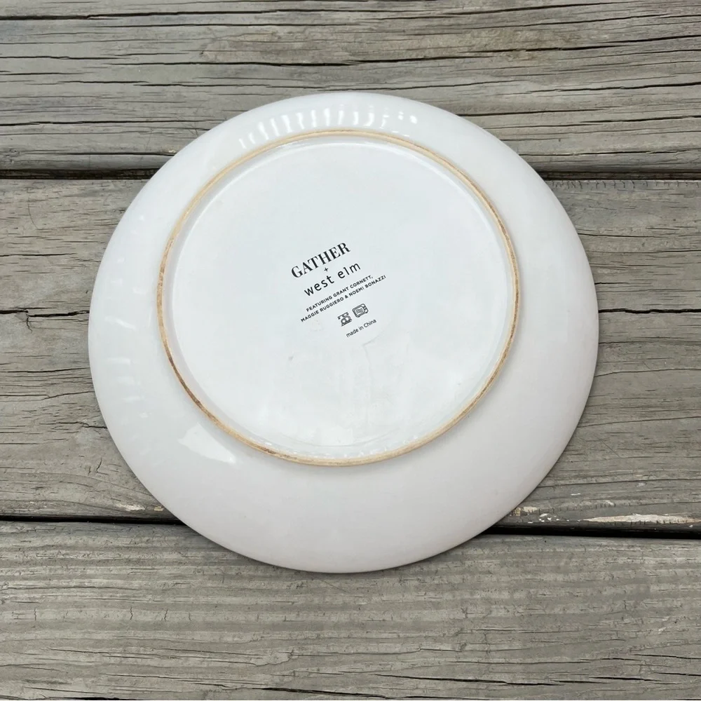 Gather + West Elm Salad Side Plate Still Life Artichoke Wall Hanging Art